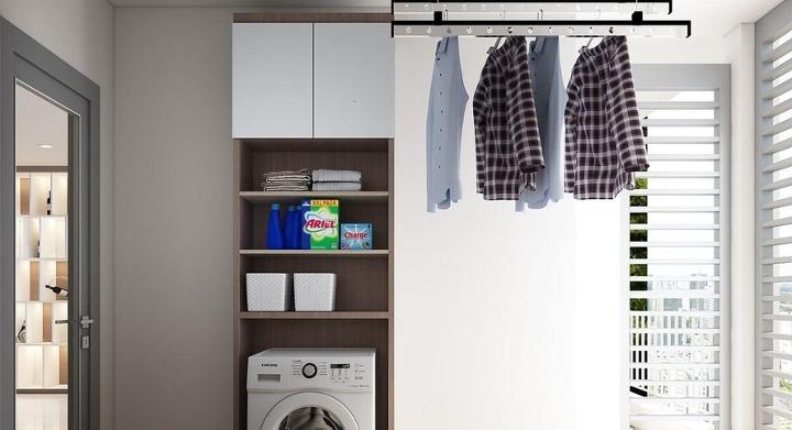 Tiết kiệm không gian giặt - phơi cho ngôi nhà của bạn khi giặt đồ tại Tiệm giặt ủi 247