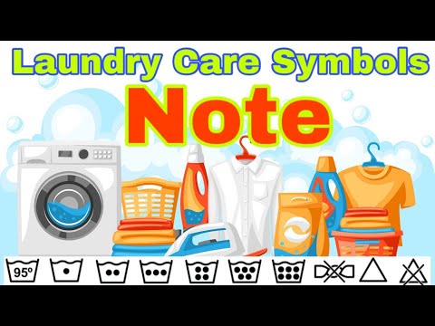 Ý nghĩa các ký hiệu giặt ủi (giặt là) trên quần áo của bạn!